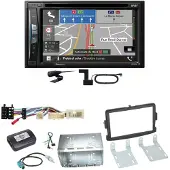 Pioneer AVIC-Z730DAB USB DAB+ MP3 Navigation Einbauset für Renault Trafic 3