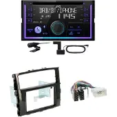 JVC KW-DB95BT Bluetooth Digitalradio Einbauset für Mitsubishi Pajero ab 2015