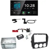 Kenwood DMX5020DABS Android Auto CarPlay Einbauset für Mazda MX-5 NC
