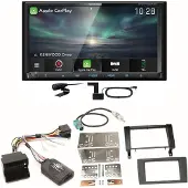Kenwood DNX-7190DABS Android Auto Carplay DAB+ Einbauset für Mercedes SLK R171