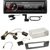 Pioneer MVH-330DAB Bluetooth Digitalradio Einbauset für BMW E90 E91 E92 E93