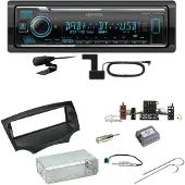 Kenwood KMM-BT508DAB Bluetooth Digitalradio USB Einbauset für Ford KA RU8