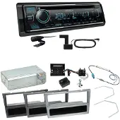 Kenwood KDC-BT760DAB Bluetooth Einbauset für Opel Vectra C Meriva Vivaro Combo