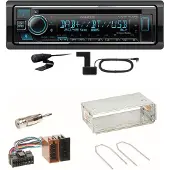 Kenwood KDC-BT740DAB Digitalradio Bluetooth Einbauset für Renault Clio 1 2 Twingo