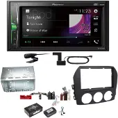 Pioneer DMH-A3300DAB Bluetooth USB Digitalradio Einbauset für Mazda MX-5 NC FL