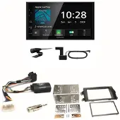 Kenwood DMX5020DABS Android Auto CarPlay Einbauset für Suzuki SX4 Fiat Sedici