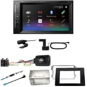 Pioneer DMH-A240DAB MP3 Bluetooth DAB+ Einbauset für Nissan NV400 ab 2019