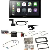 Pioneer SPH-DA250DAB USB MP3 Bluetooth Autoradio CarPlay Einbauset für T5