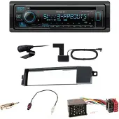 Kenwood KDC-BT950DAB Bluetooth Digitalradio CD Einbauset für BMW 3er E46