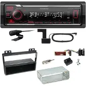 Kenwood KMM-BT408DAB Bluetooth Digitalradio Einbauset für Ford Fusion Fiesta