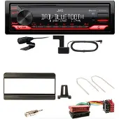JVC KD-X282DBT Bluetooth DAB USB Einbauset für Focus Fiesta Puma Mondeo