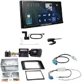 Pioneer AVH-Z9200DAB USB Bluetooth CarPlay DAB+ Einbauset für Mercedes ML W164