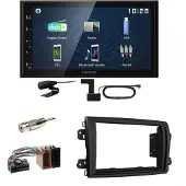Kenwood DMX129DAB DAB+ Bluetooth USB Einbauset für Fiat Ducato ab 2022