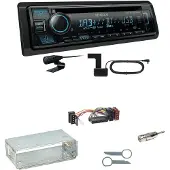 Kenwood KDC-BT560DAB Bluetooth Digitalradio Einbauset für Mercedes E-Klasse W124