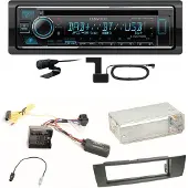 Kenwood KDC-BT740DAB Digitalradio Bluetooth Einbauset für BMW E90 E91 E92 E93