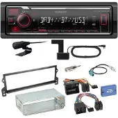Kenwood KMM-BT408DAB Bluetooth Digitalradio USB Einbauset für MINI R50 R52 R53