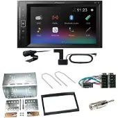 Pioneer DMH-A240DAB DAB+ Bluetooth Einbauset für Peugeot 307 Citroen C2 C3