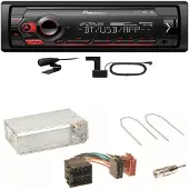Pioneer MVH-S420DAB Bluetooth DAB+ MP3 Einbauset für Citroen Berlingo bis 2007