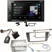 Pioneer AVH-A3200DAB Bluetooth Digitalradio Einbauset für Skoda Octavia 2 Yeti 5L