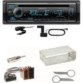 Kenwood KDC-BT740DAB Digitalradio Bluetooth Einbauset für Mercedes A C M Klasse