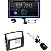 JVC KW-DB95BT Bluetooth Digitalradio Einbauset für Mitsubishi Pajero ab 2015