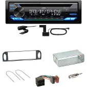 JVC KD-DB922BT Bluetooth Digitalradio Einbauset für Citroen C5 bis 07/2004