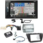 Pioneer AVIC-Z730DAB Navigation Bluetooth USB Einbauset für Suzuki SX4 S-Cross