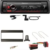 Pioneer MVH-S420DAB Bluetooth DAB+ MP3 Einbauset für Focus Fiesta Puma Mondeo