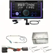 JVC KW-DB95BT Bluetooth Digitalradio Einbauset für Fox Polo 9N3