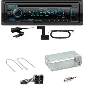 Kenwood KDC-BT960DAB Bluetooth DAB Einbauset für Dacia Logan Sandero bis 2011
