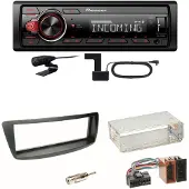 Pioneer MVH-330DAB Bluetooth DAB Einbauset Toyota Aygo Citroen C1 Peugeot 107