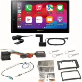 Pioneer SPH-DA77DAB CarPlay Android Auto Einbauset für T5 2003-2015 Multivan