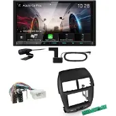 Kenwood DMX8021DABS Android Auto CarPlay Einbauset für Mitsubishi ASX bis 2014