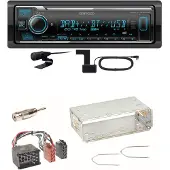 Kenwood KMM-BT508DAB Bluetooth Digitalradio USB Einbauset für BMW 3er E36 Z3