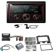 Pioneer FH-S820DAB DAB+ Bluetooth Einbauset für Mercedes Sprinter W906 Crafter