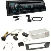 Kenwood KDC-BT560DAB Bluetooth Digitalradio Einbauset für BMW E90 E91 E92 E93