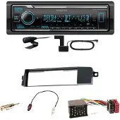 Kenwood KMM-BT508DAB Bluetooth Digitalradio USB Einbauset für BMW 3er E46