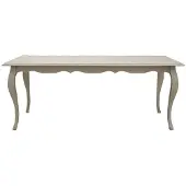 Casa Padrino Luxus Landhausstil Esstisch Grau 200 cm