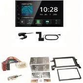 Kenwood DMX5020DABS Android Auto CarPlay Einbauset für Suzuki Grand Vitara JT