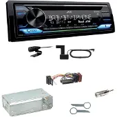 JVC KD-DB912BT Digitalradio Bluetooth Einbauset für Mercedes E-Klasse W124