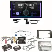 JVC KW-DB95BT Bluetooth Digitalradio Einbauset für Audi A3 8P 8PA