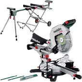 Metabo Akku Kappsäge KGS 18 LTX BL 305 + Untergestell KSU 251 Mobile