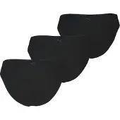 Puma Slip "WOMEN MAINLINE BRIEFS", Damen, Gr. L, schwarz, Single Jersey, Obermaterial: 56% Baumwolle, 38% Modal, 6% Elasthan, körpernah, Unterhosen Slip, unifarben oder meliert