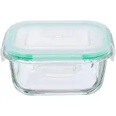 Castey Lunchbox C-ABO1520 Durchsichtig Borosilikatglas rechteckig 1520 ml