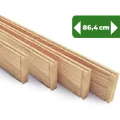 Biogreen Hochbeet Holzpaneele gehobelt 4-Pack in verschiedenen Längen erhältlich