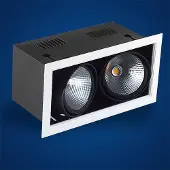 Mextronic 2x 35W Einbauleuchte Kardan 4000 Lumen 3000K Warmweisß