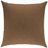 Sunnypillow Dekokissen für Gartenmöbel, Palettenmöbel - Deko Kissen mit Reißverschluss 40 x 40 cm - Sofakissen mit Füllkissen - Kissen für Couch - Bequeme Zierkissen Braun