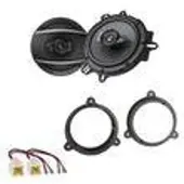 Pioneer TS-A1670F Lautsprecher Einbauset für Nissan Qashqai J10 J11 vorne hinten
