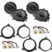 Pioneer TS-A1670F Lautsprecher Einbauset für Nissan Juke ab 2010 vorne hinten