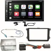 Pioneer AVH-Z5200DAB Android Auto Einbauset für Beetle Jetta Sharan Tiguan T5